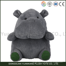 Gros personnalisé Mini Happy Green Hippo jouet en peluche pour les enfants